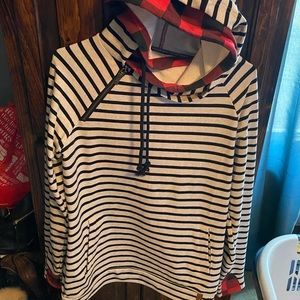 Size medium ampersand double hoodie.